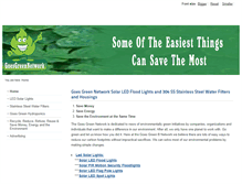 Tablet Screenshot of goesgreennetwork.com